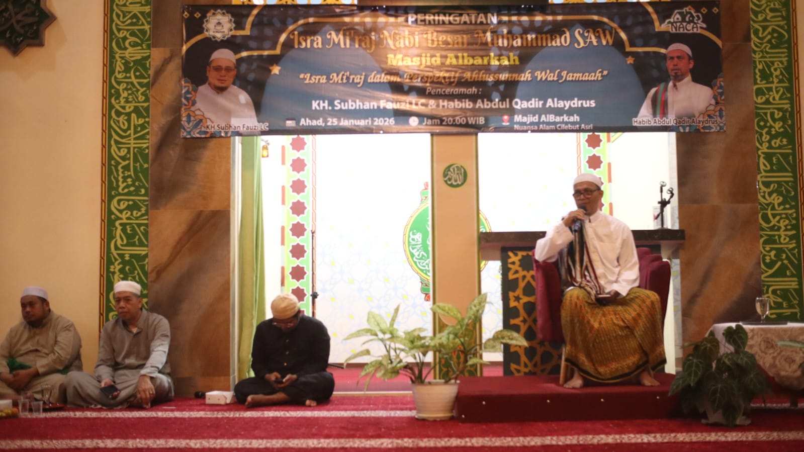 Peringatan Isra Mi’raj Nabi Muhammad SAW 1447 H di Masjid Al-Barkah Berlangsung Khidmat dan Penuh Hikmah